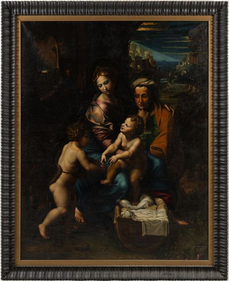 Raffaello Sanzio | THE HOLY FAMILY / LA PERLA (19th Century 20th ...