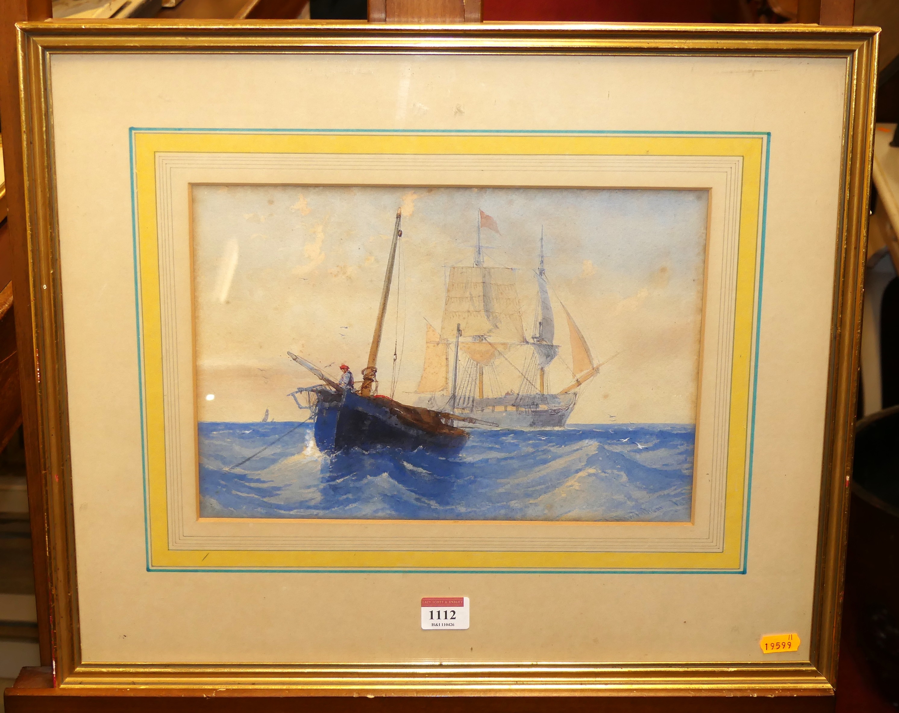 Thomas Charles Leeson Rowbotham | Maritime scene (1855) | MutualArt