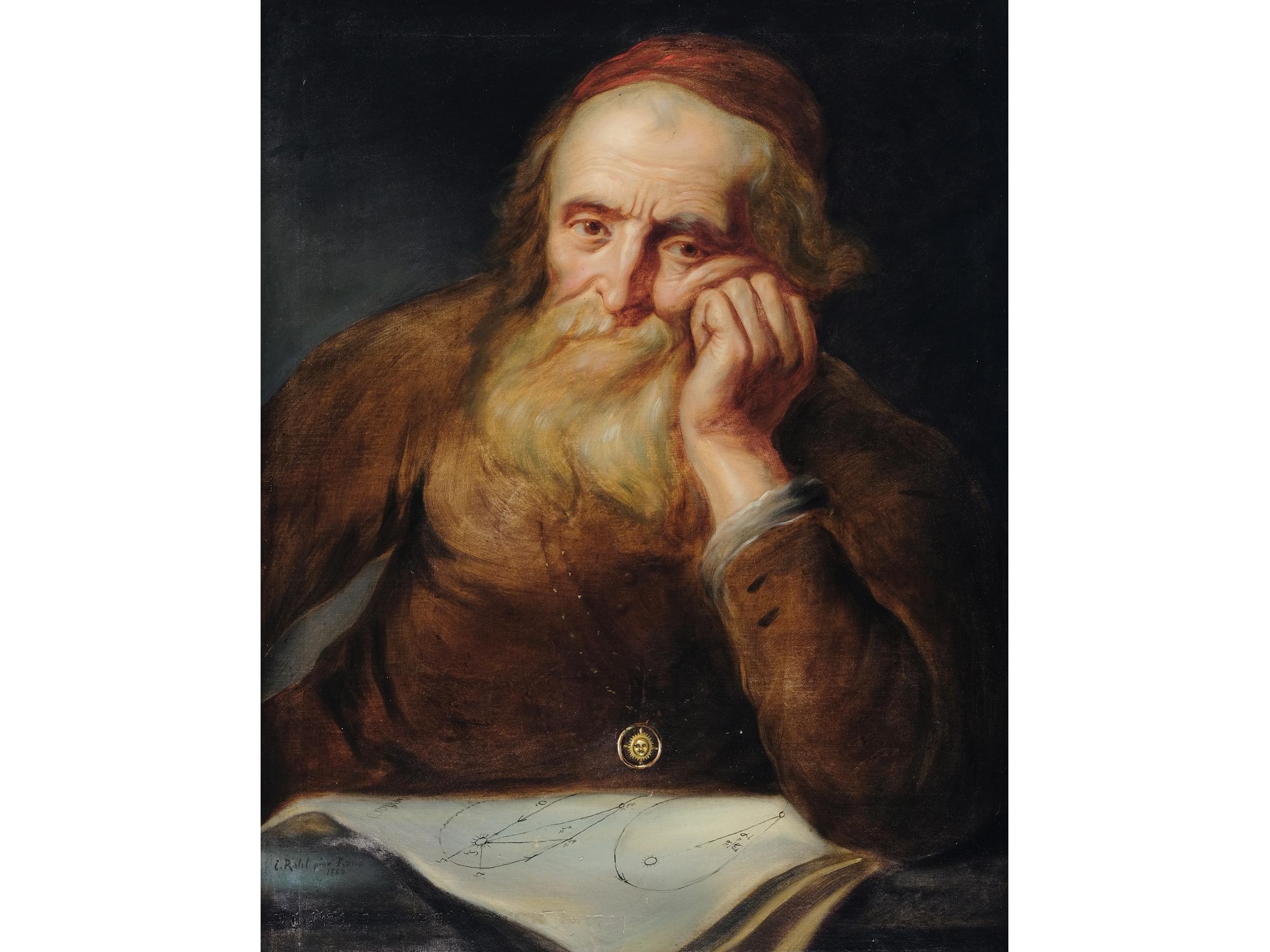 Carl Rahl | An Astronomer (1880) | MutualArt