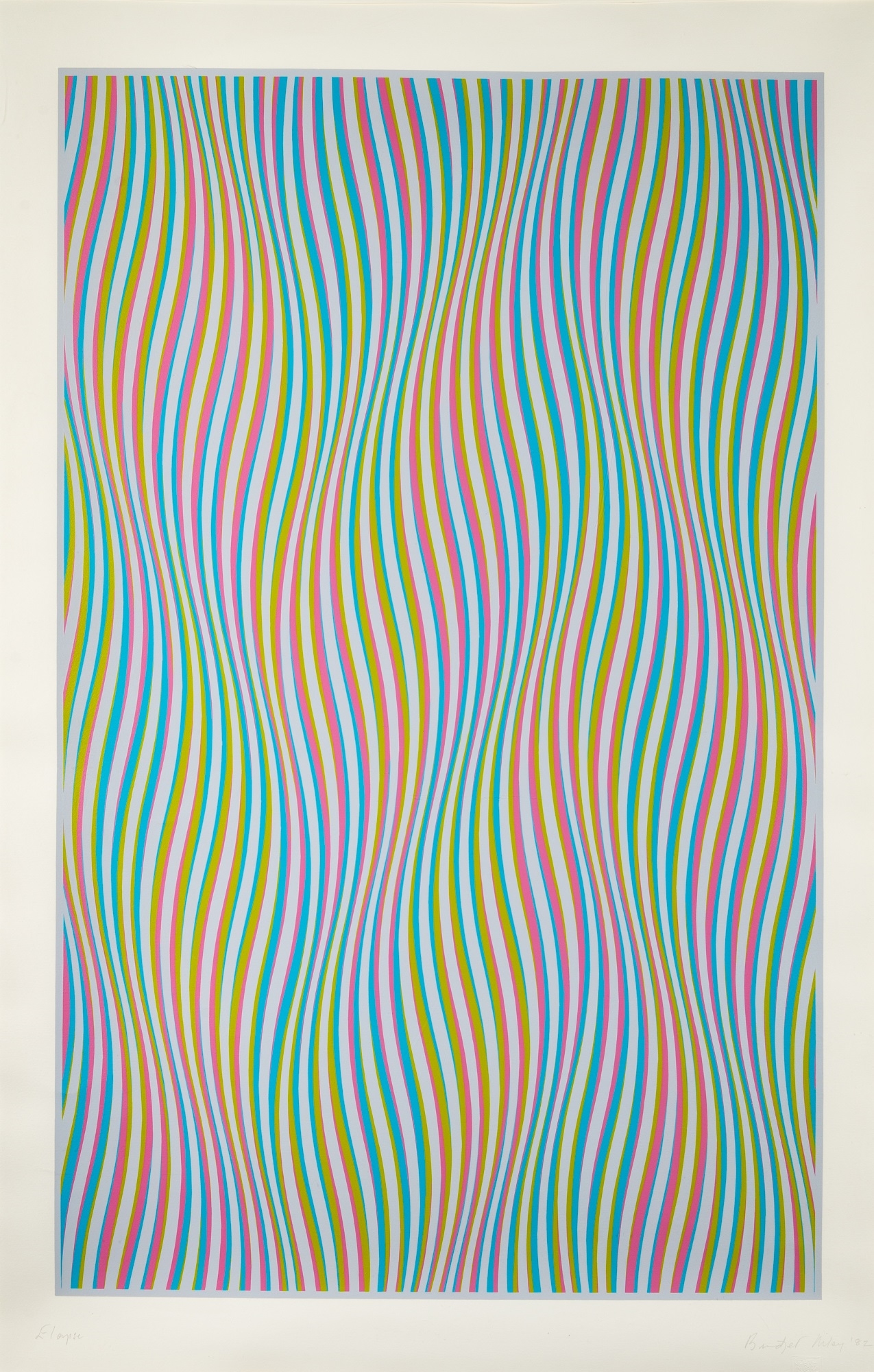 Bridget Riley | ELAPSE (1982) | MutualArt