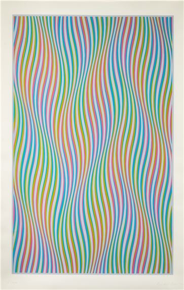 Bridget Riley | ELAPSE (1982) | MutualArt