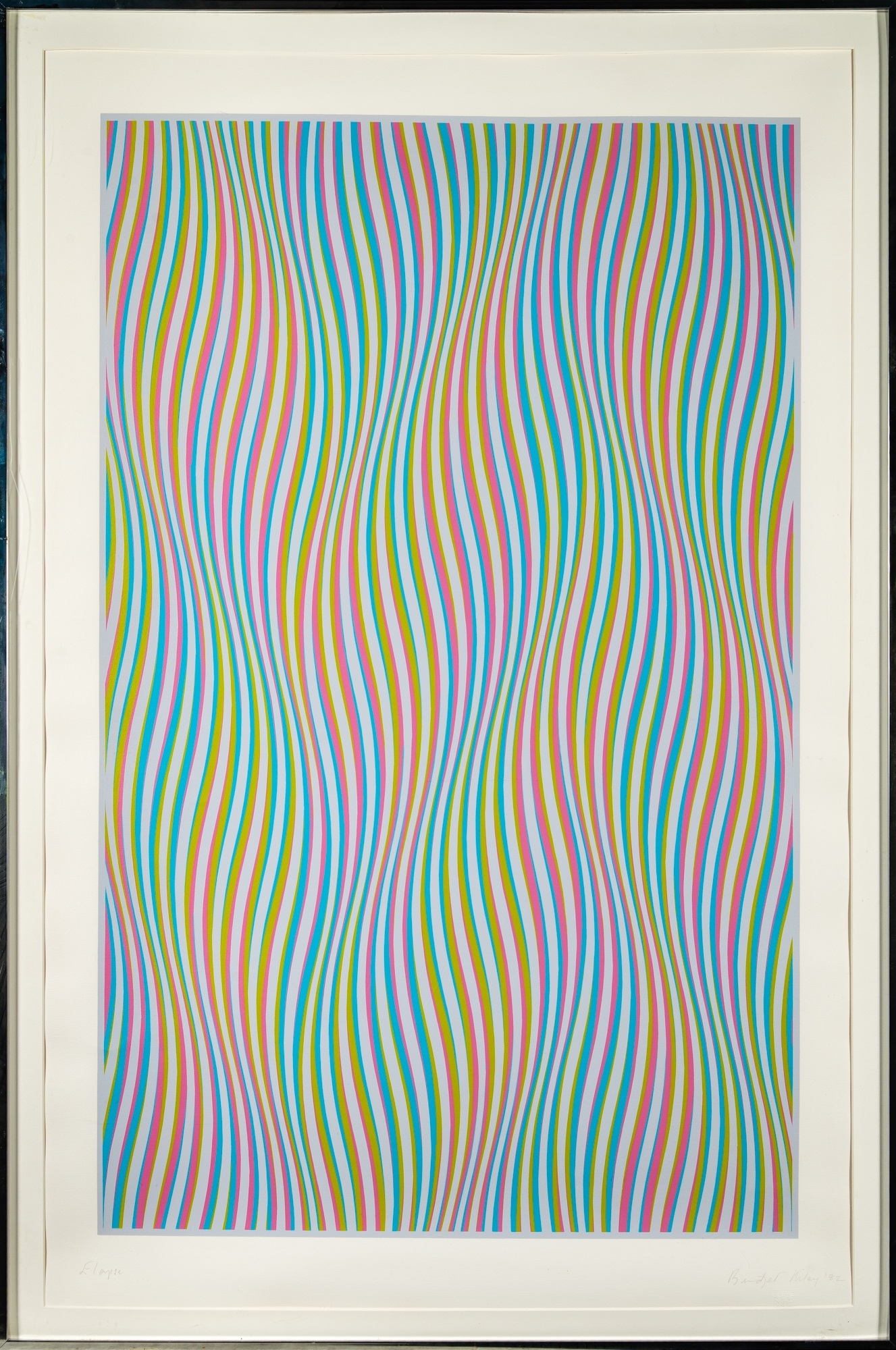 Bridget Riley | ELAPSE (1982) | MutualArt