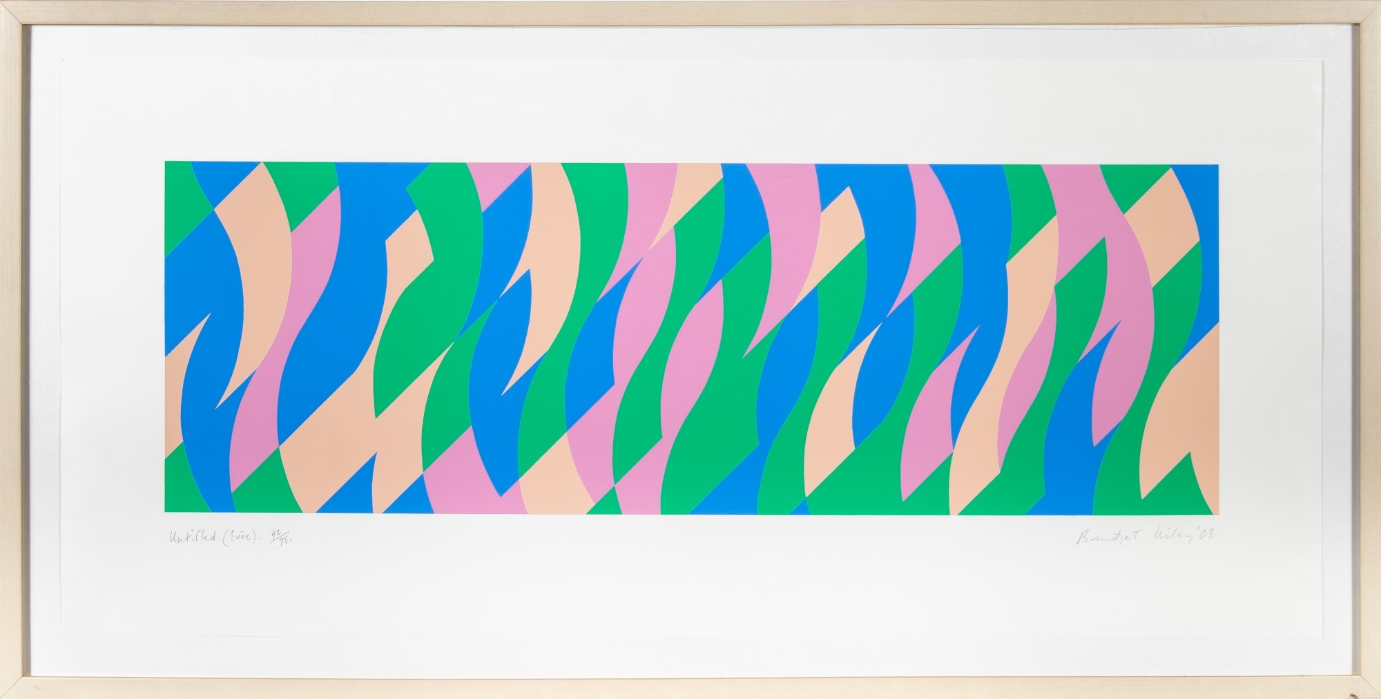 Bridget Riley | UNTITLED (EVOE (2003) | MutualArt