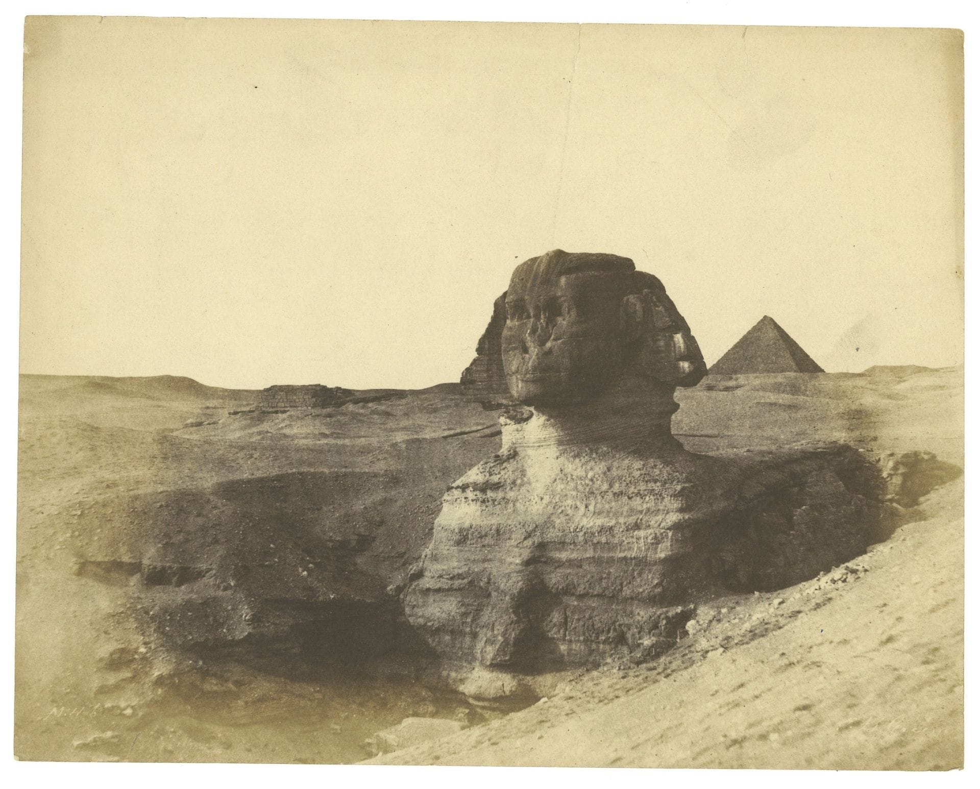 John Beasley Greene | The Sphinx of Giza, Egypt (1853 - 1855) | MutualArt