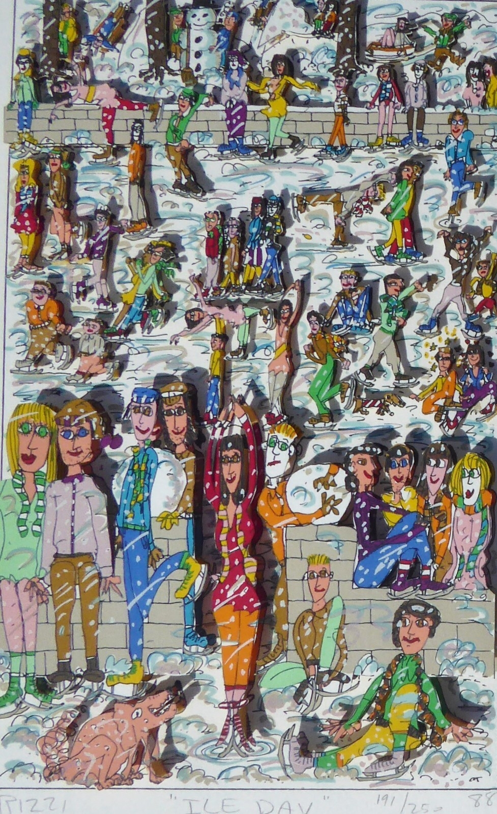 James Rizzi | ICE DAY (1988) | MutualArt