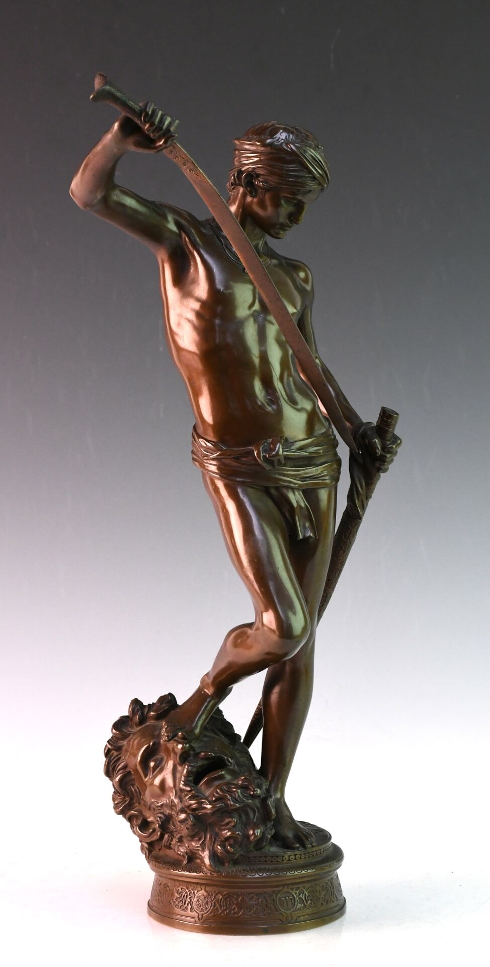 Marius-Jean-Antonin Mercié | David terrassant Goliath | MutualArt