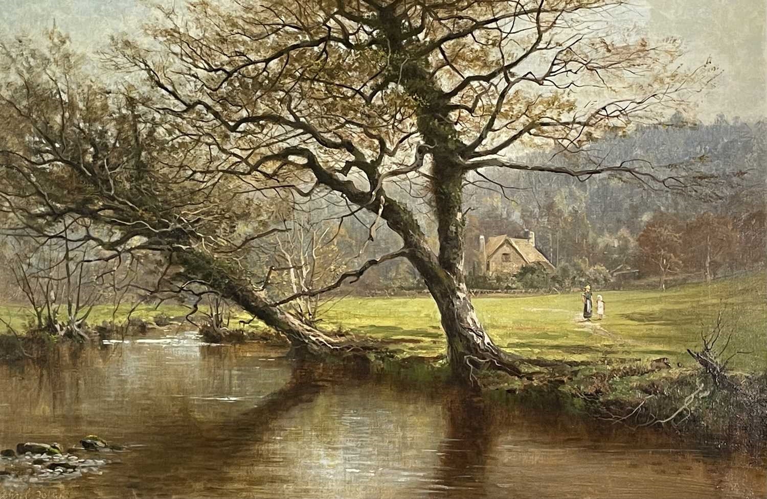 Arthur Bevan Collier | On the River Inny (1894) | MutualArt
