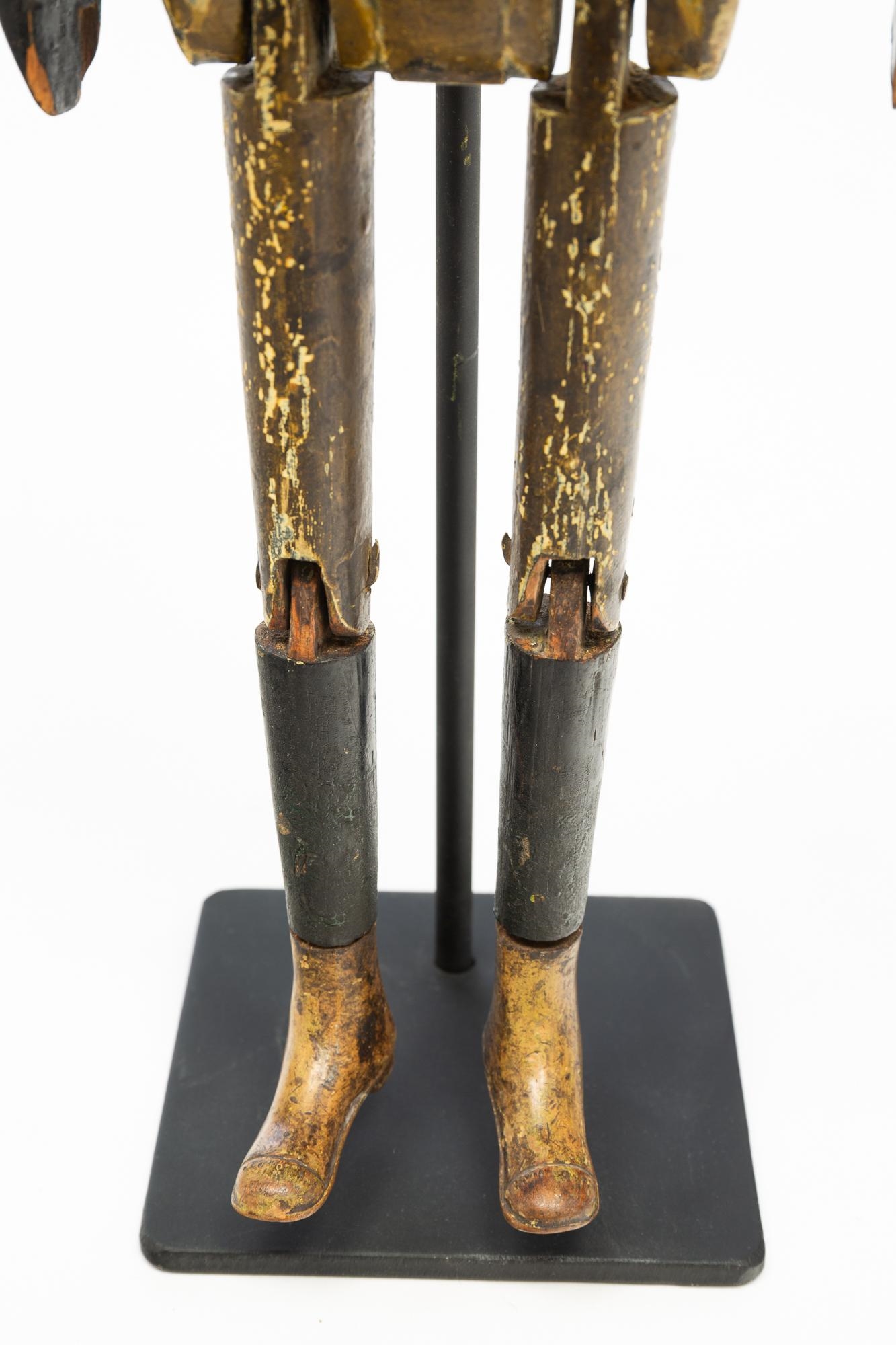 American School, 18th Century | FOLK ART BLACK AMERICANA DANCING FIGURE ...