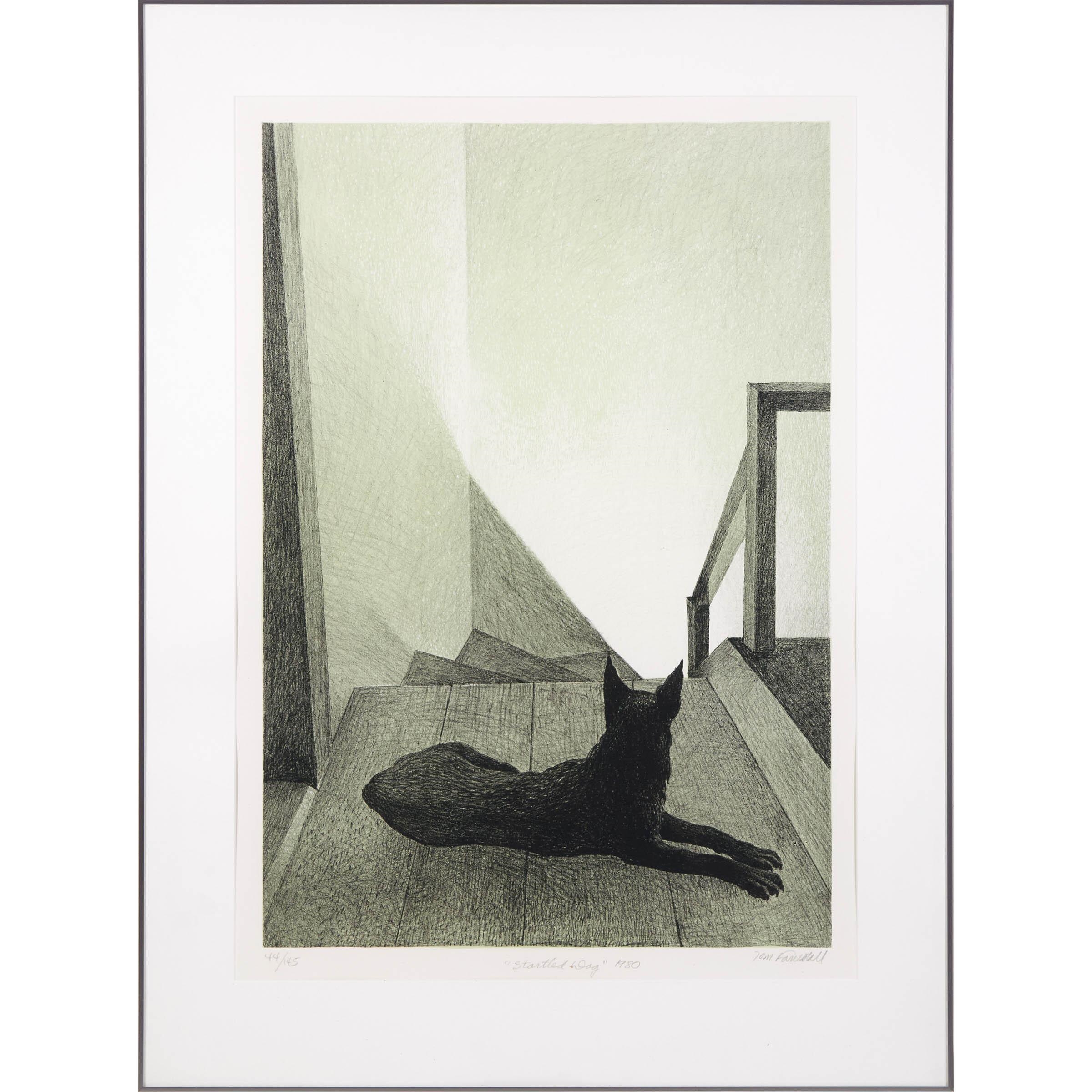 Thomas Devany Forrestall | STARTLED DOG, FROM WELL KNOWN PLACES (1980 ...