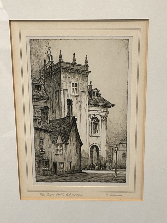 F. Robson | The Town Hall, Abingdon, and Brasenose College, Oxford ...