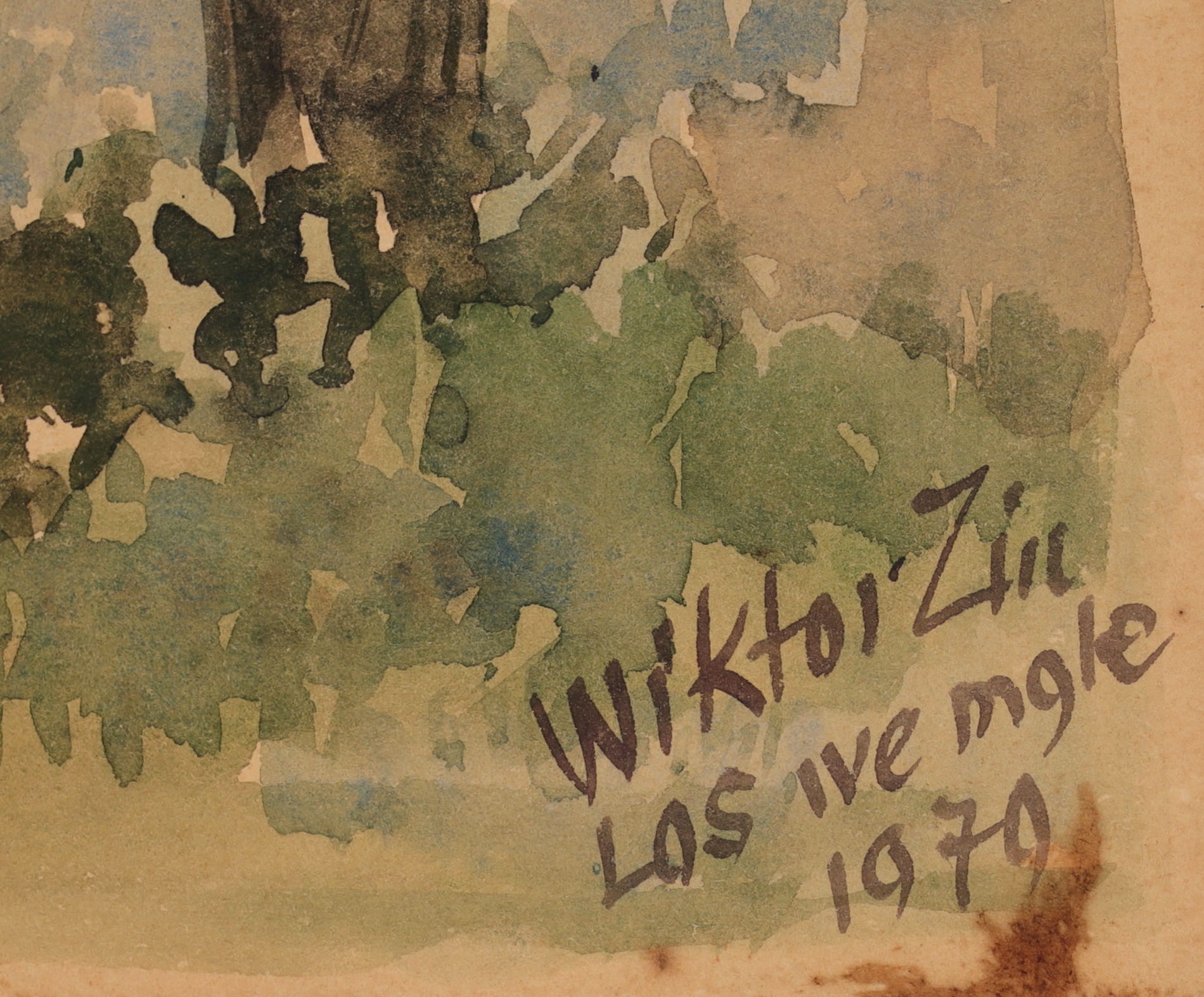 Wiktor Zin | Las we mgle (1979 (1979) | MutualArt
