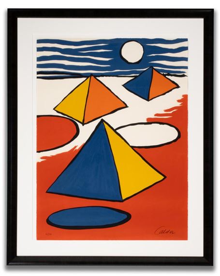 Alexander Calder | Pyramids at Night (1970) | MutualArt