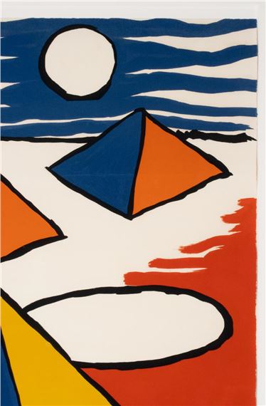 Alexander Calder | Pyramids at Night (1970) | MutualArt