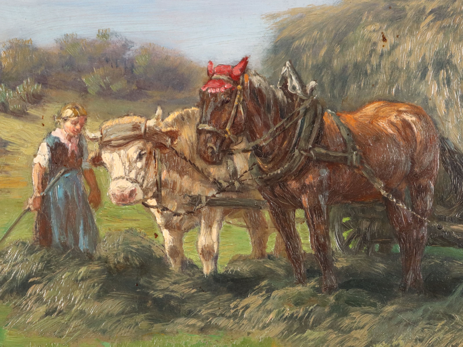 Désiré Thomassin | Große Heuernte (1917) | MutualArt