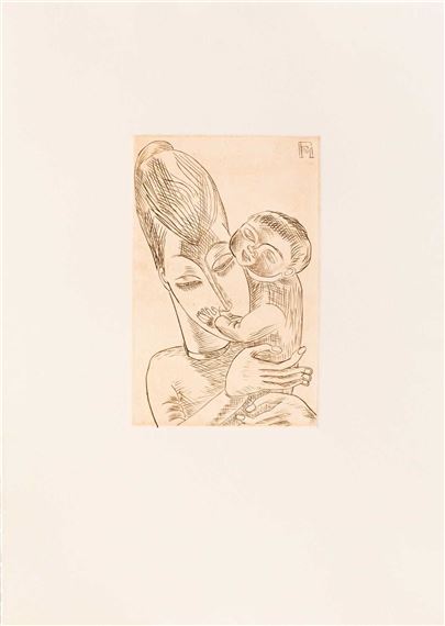 Der Sohn (Meine Frau mit meinem Sohn - Conrad Felixmüller