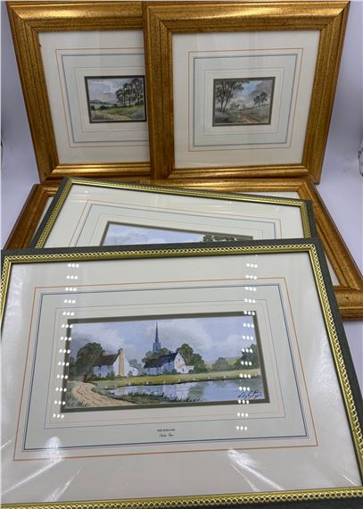 Digby Page | countryside villiage landscape | MutualArt