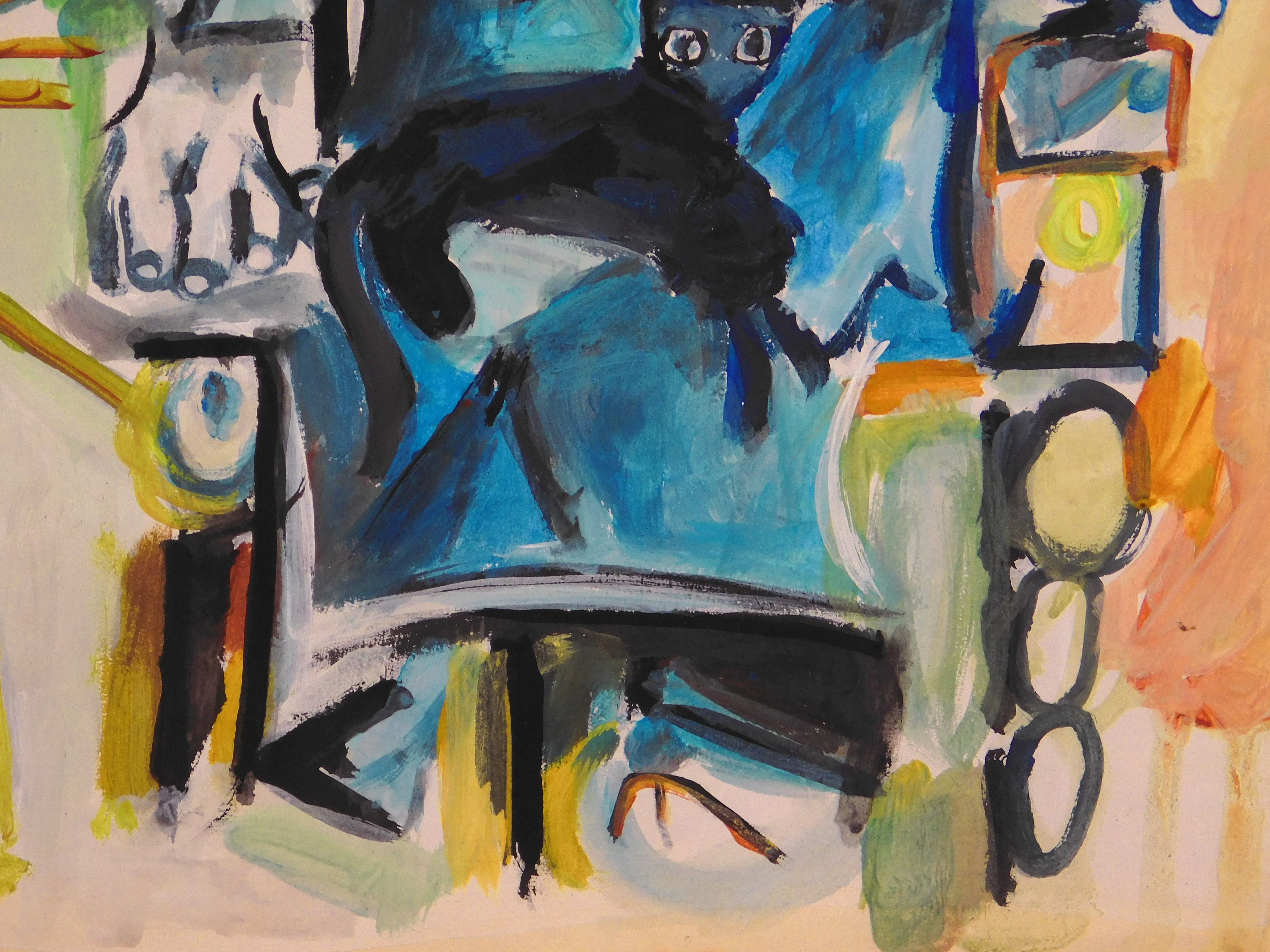 Pablo Picasso | Jacqueline Assie avec son Chat Noir (64) | MutualArt