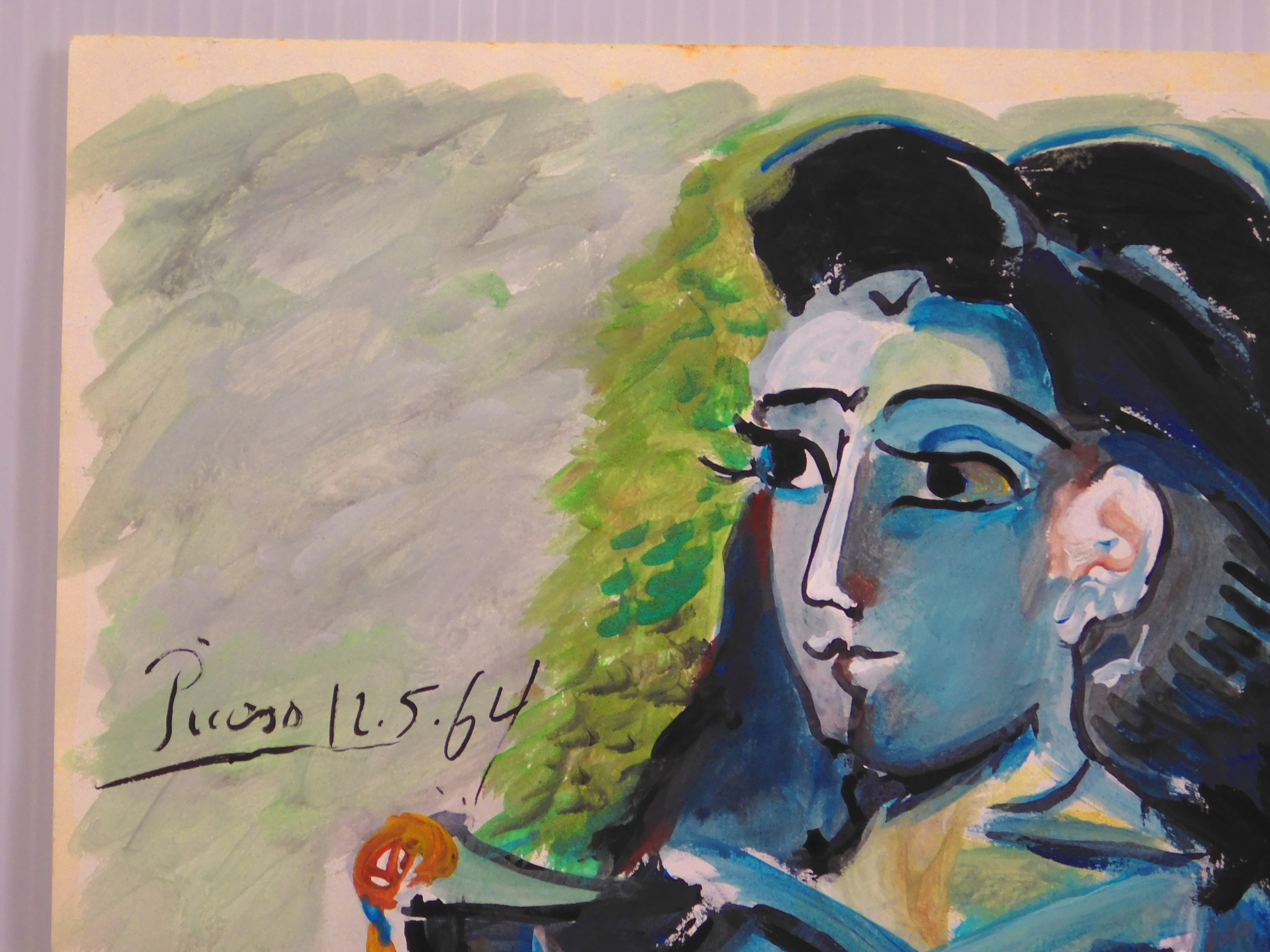 Pablo Picasso | Jacqueline Assie avec son Chat Noir (64) | MutualArt