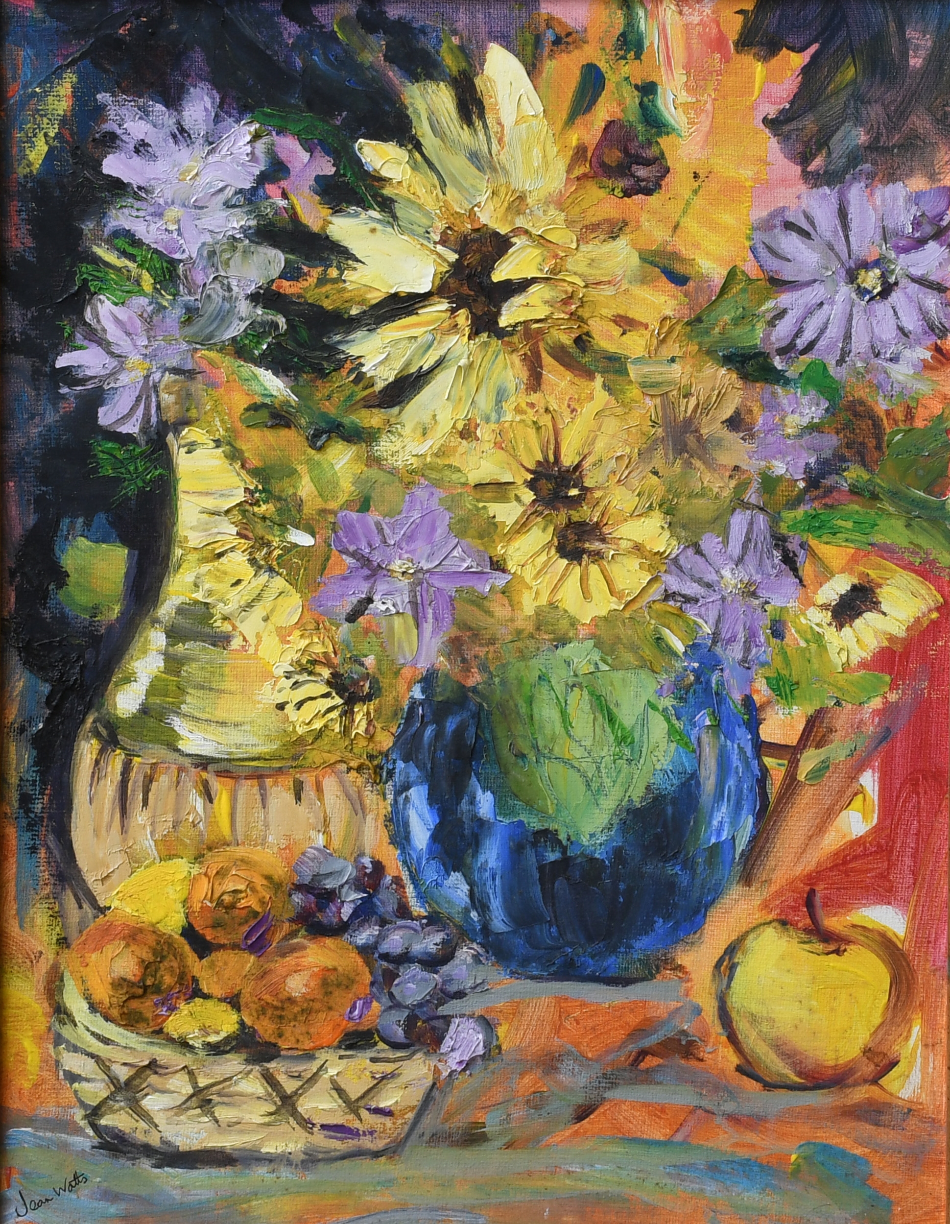 N. Lightowler | Still life with apples and tulips | MutualArt