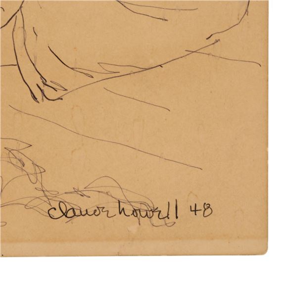 Claude Howell | Two Sketches of Seated Figures (1948) | MutualArt