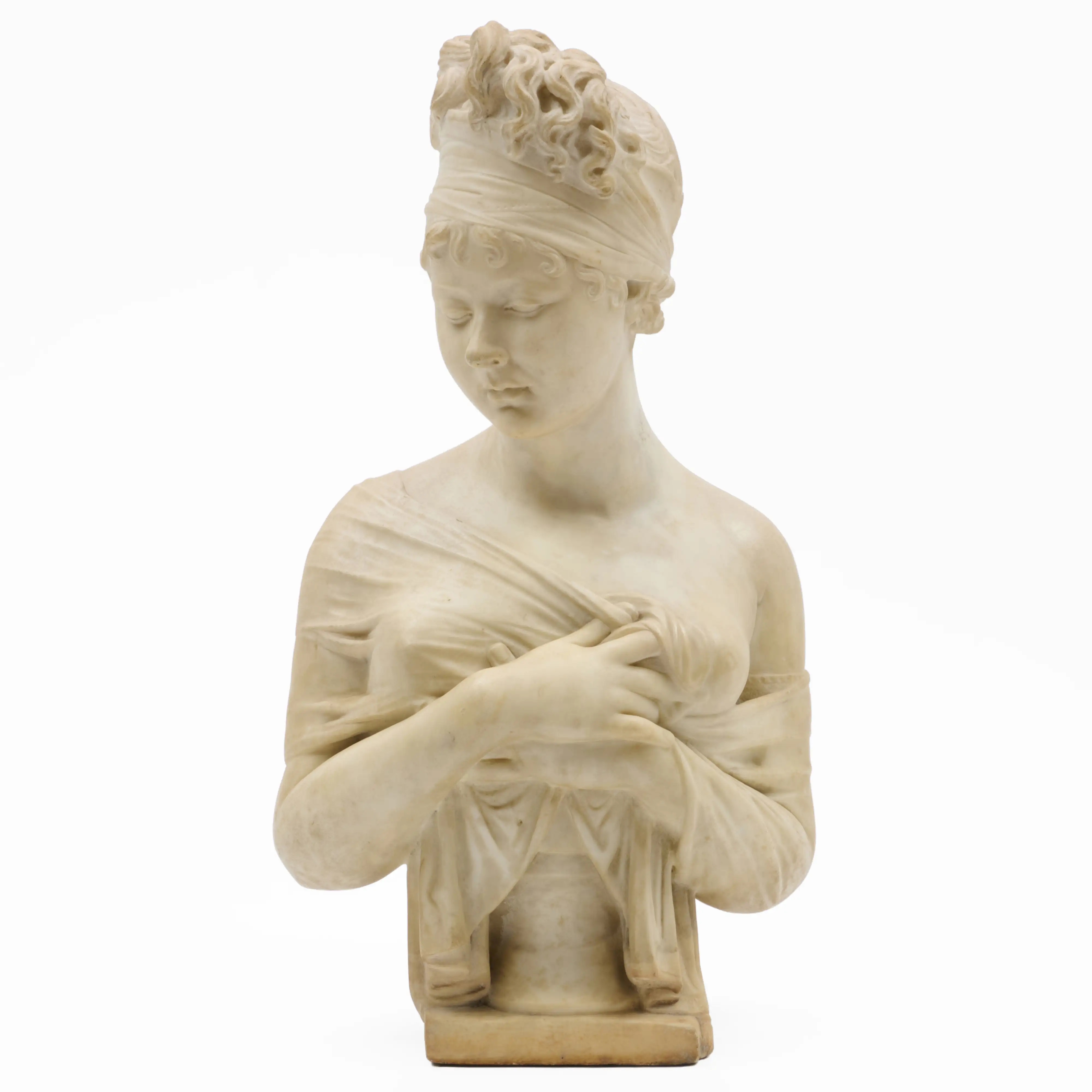 Joseph Chinard | Marble Bust of Juliette Recamier | MutualArt