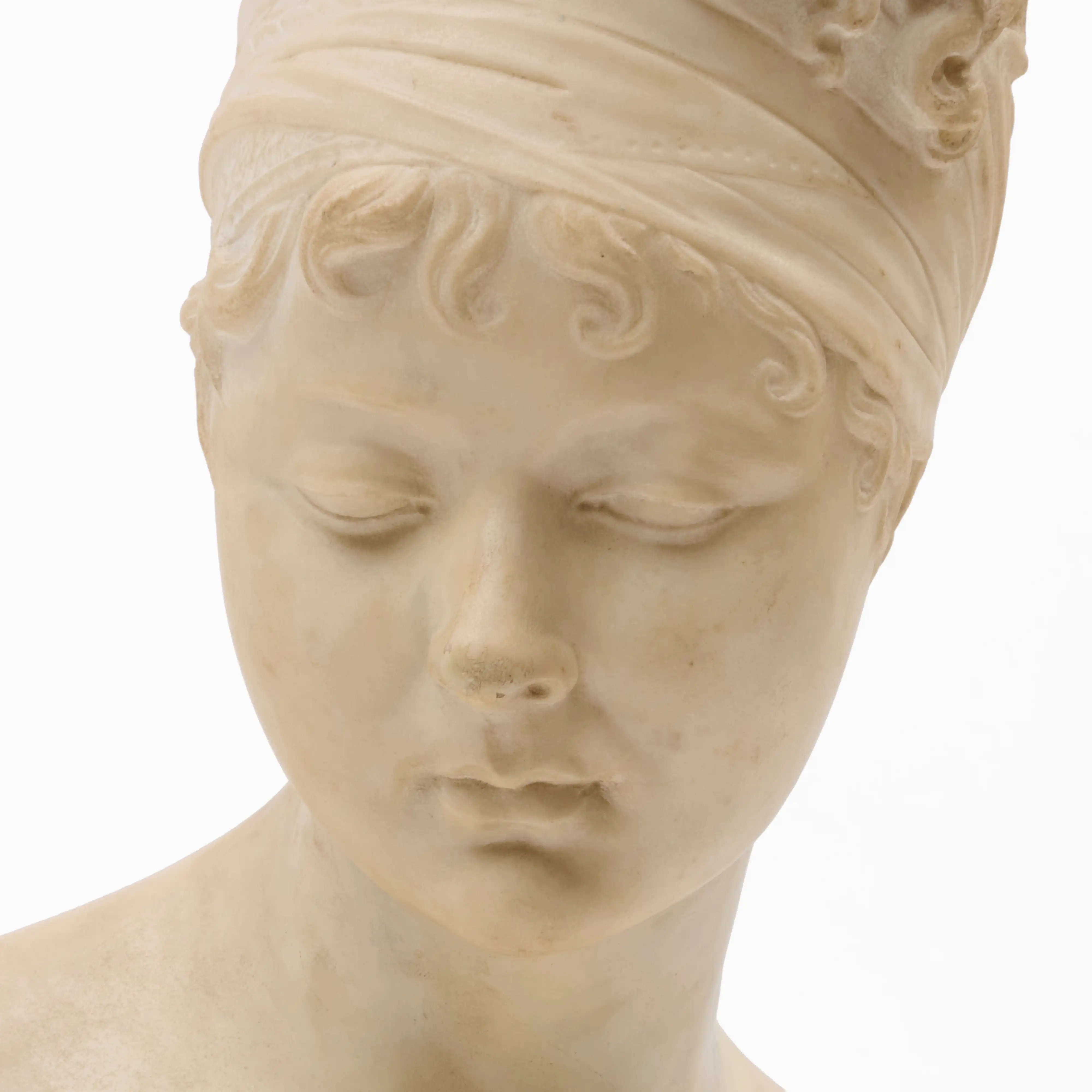 Joseph Chinard | Marble Bust of Juliette Recamier | MutualArt