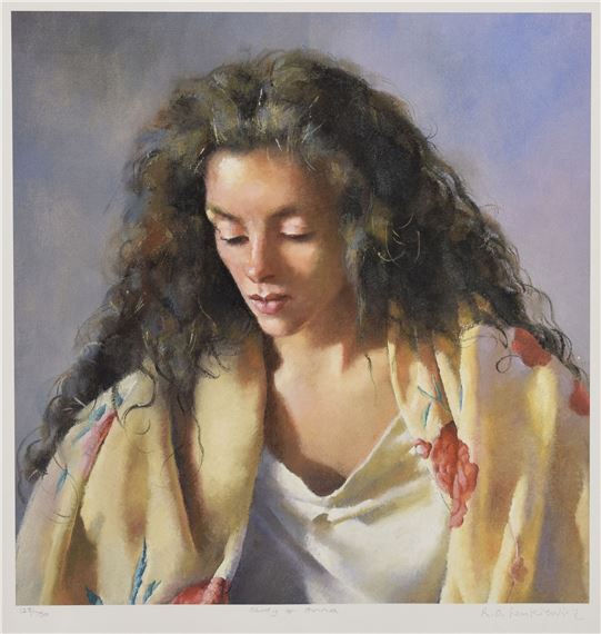 Study of Anna - Robert Lenkiewicz