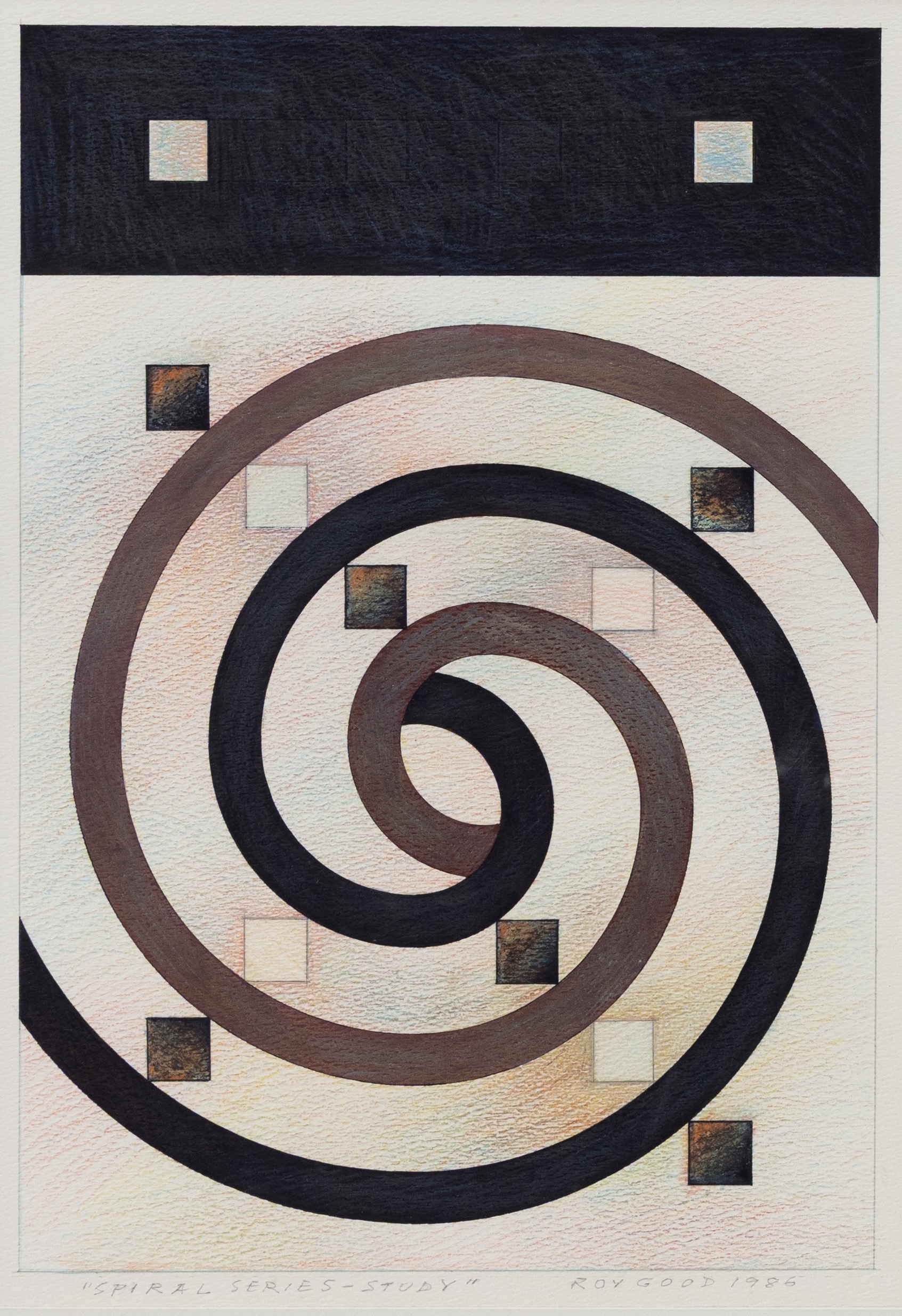 Roy Good | ROY GOOD - Spiral Study (1986) | MutualArt