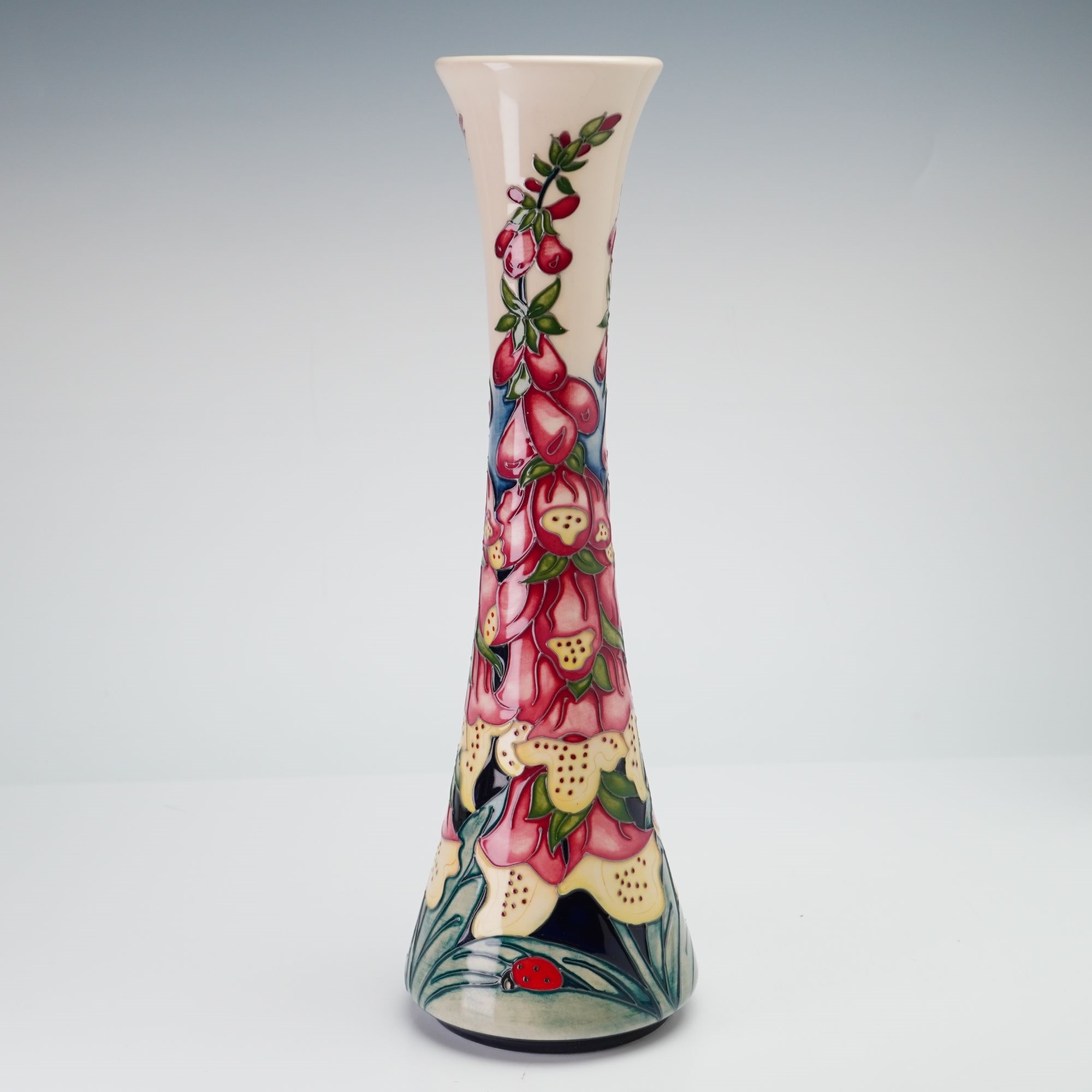 Rachel Bishop | Moorcroft Pottery by Rachel Bishop Vase, Foxglove ...