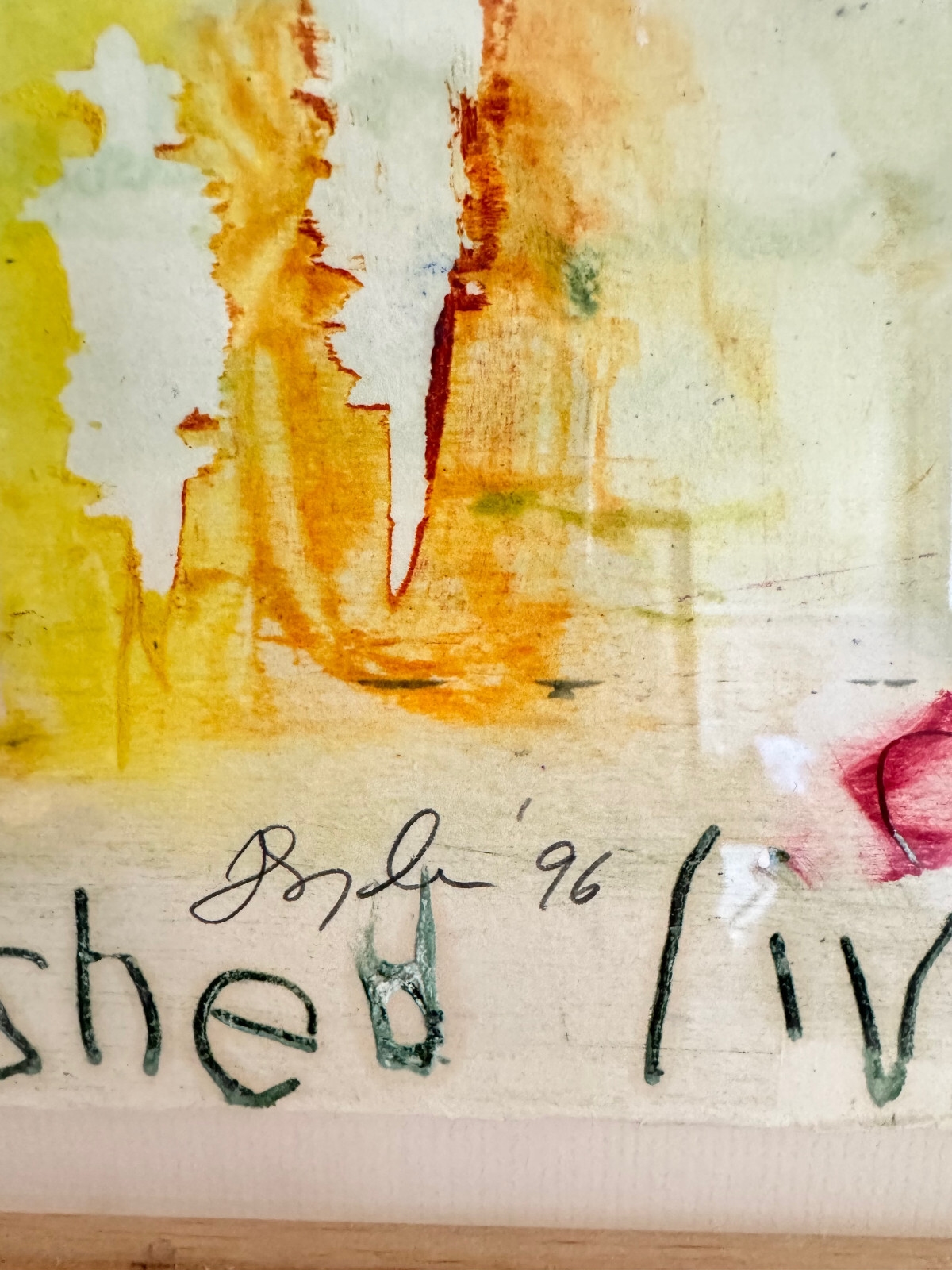 Joan Snyder | Candles for Clem (1996) | MutualArt