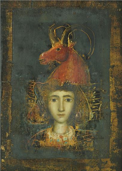 Mersad Berber | Djevojka i jarac (1973) | MutualArt