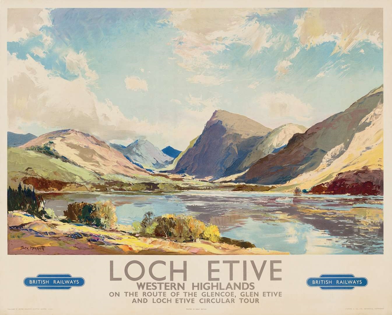 Jack Merriott | LOCH ETIVE, WESTERN HIGHLANDS (Circa 1950) | MutualArt