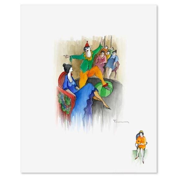 Itzchak Tarkay | 2 Works: Modesty I, Modesty II | MutualArt