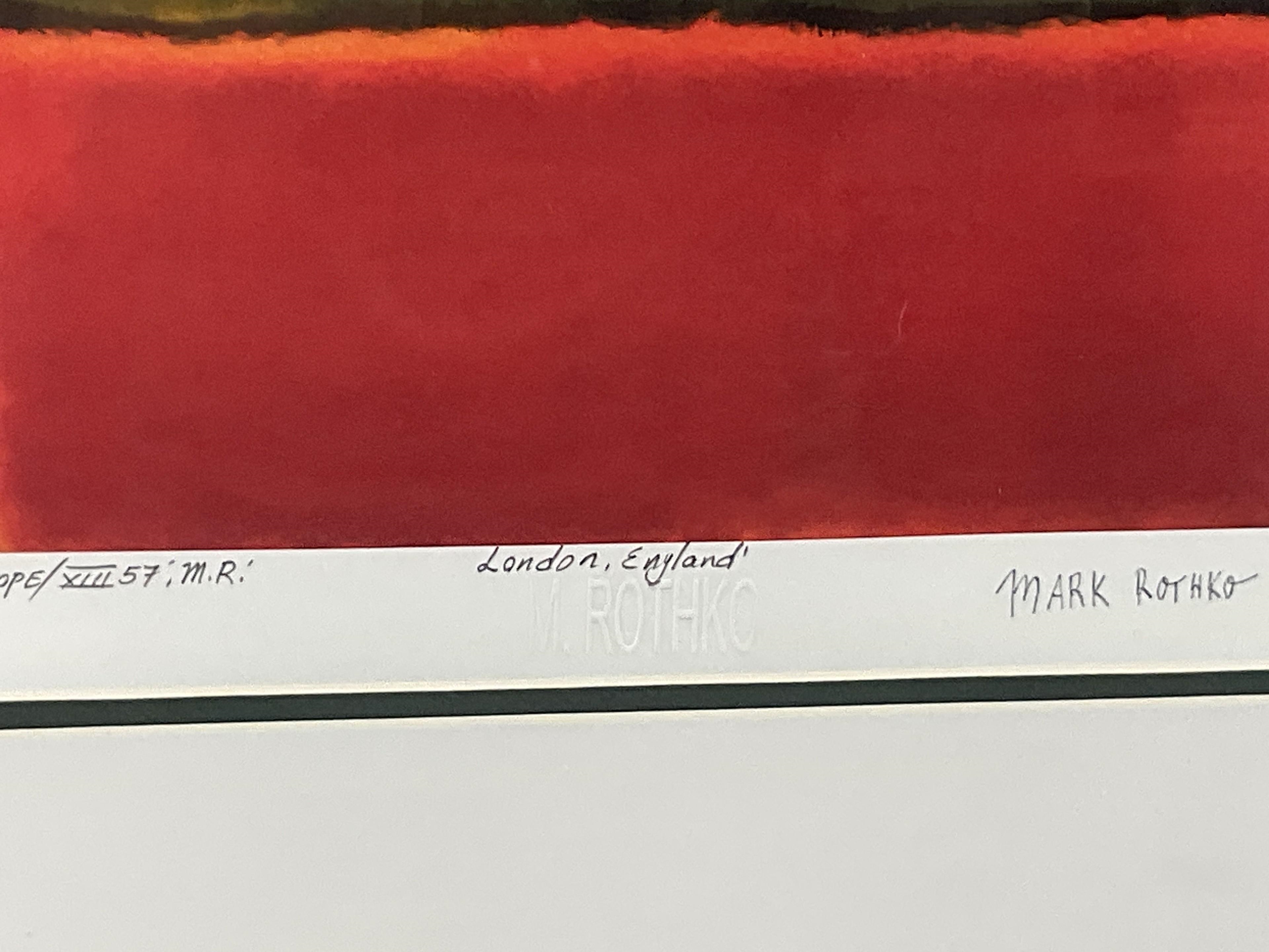 Mark Rothko | Violet Green And Red Portfolio Print | MutualArt
