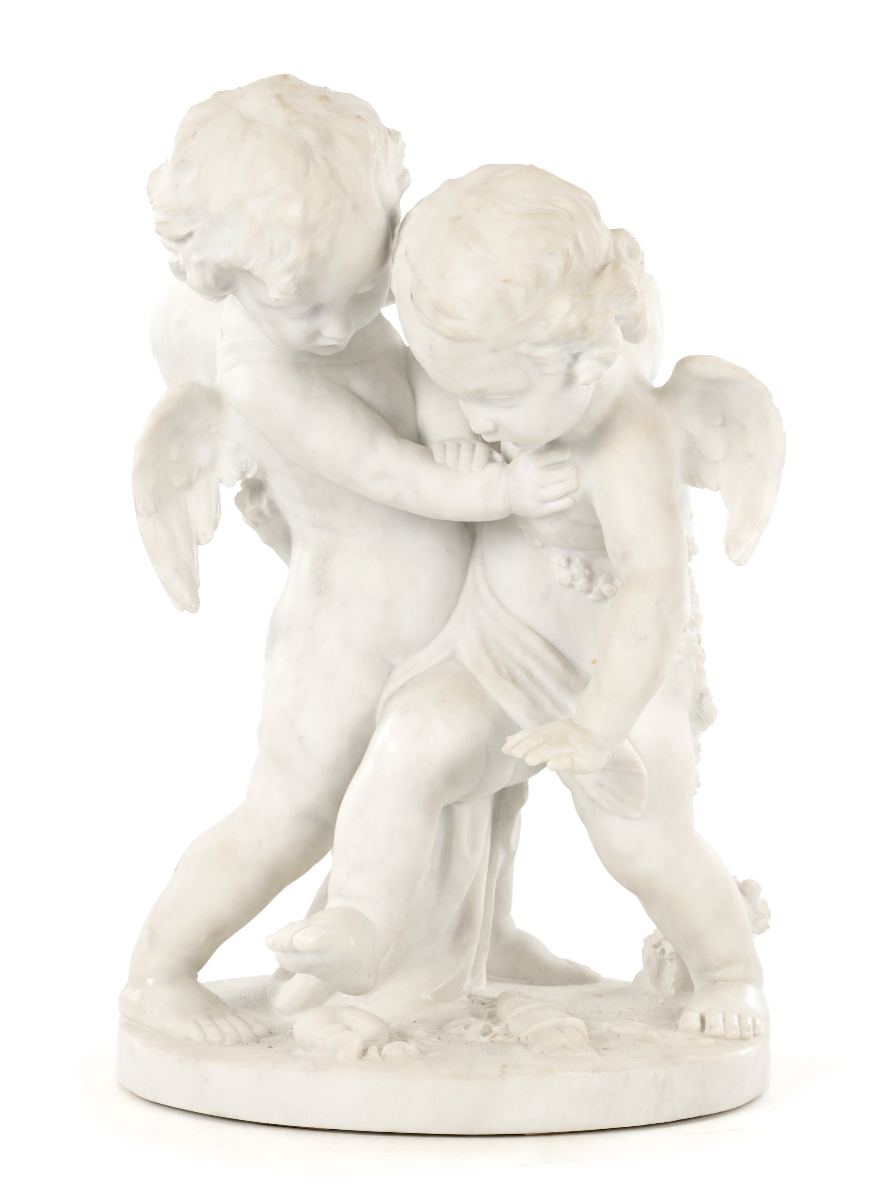 Étienne-Maurice Falconet | A 19TH CENTURY WHITE MARBLE FIGURAL GROUP OF ...