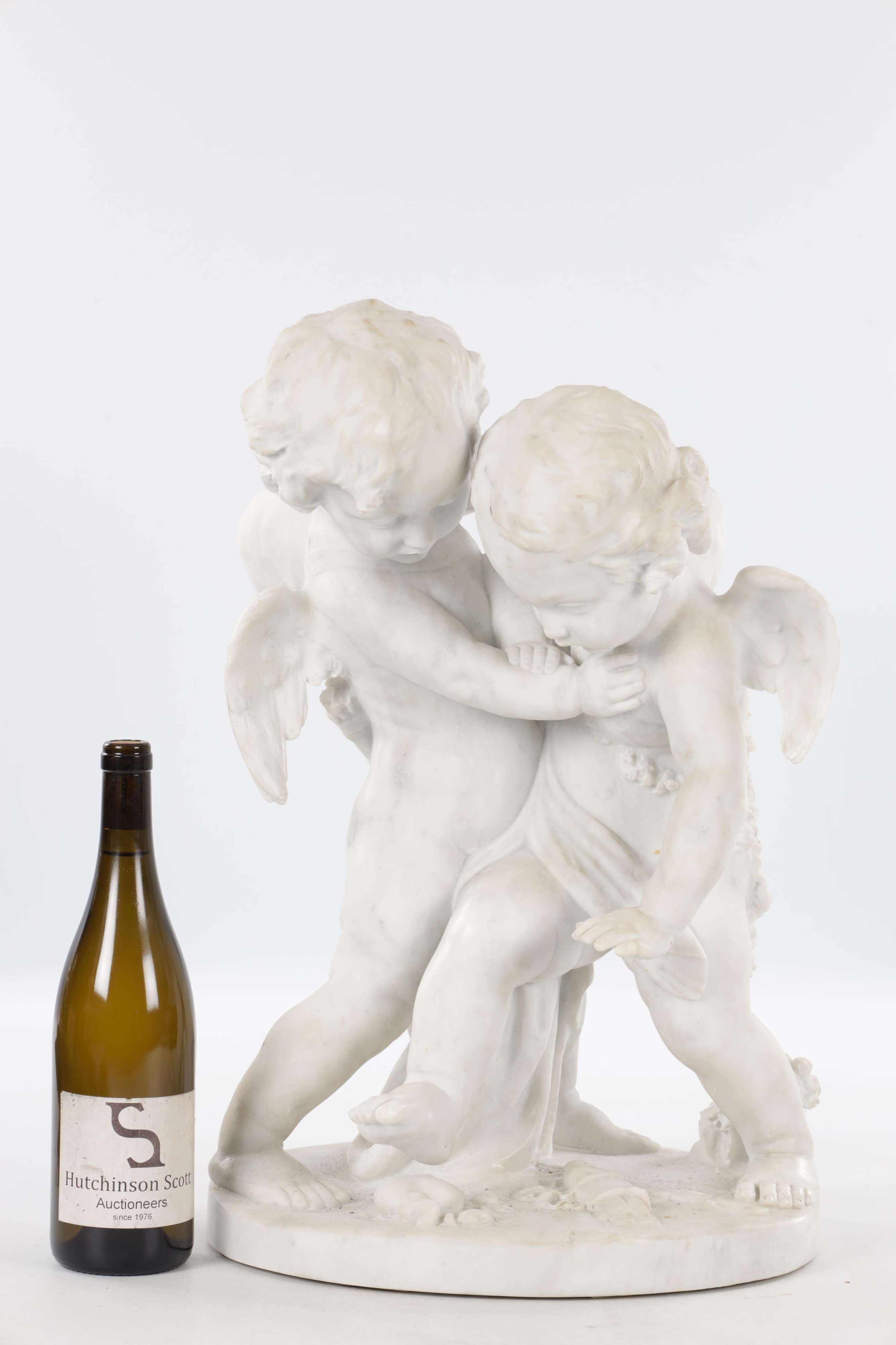 Étienne-Maurice Falconet | A 19TH CENTURY WHITE MARBLE FIGURAL GROUP OF ...