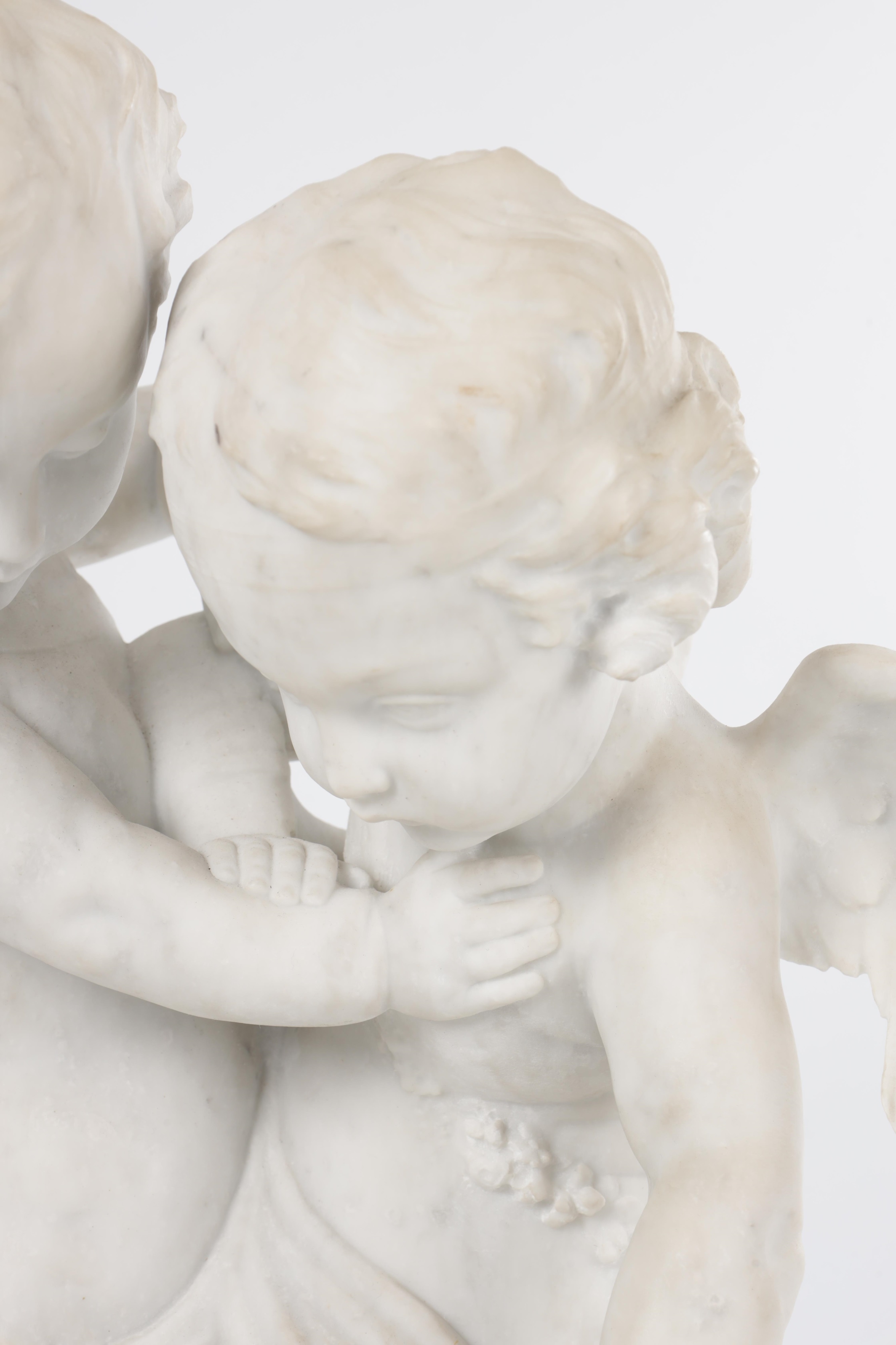 Étienne-Maurice Falconet | A 19TH CENTURY WHITE MARBLE FIGURAL GROUP OF ...