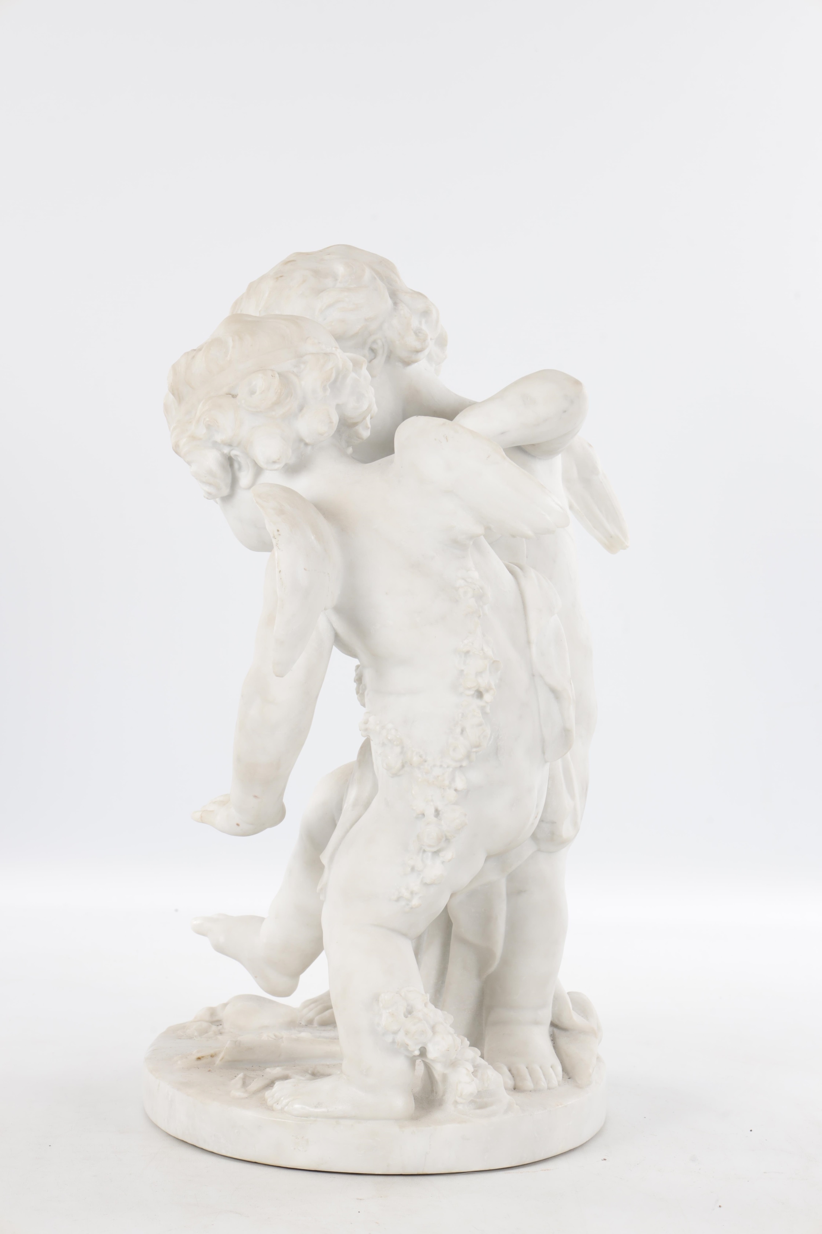 Étienne-Maurice Falconet | A 19TH CENTURY WHITE MARBLE FIGURAL GROUP OF ...