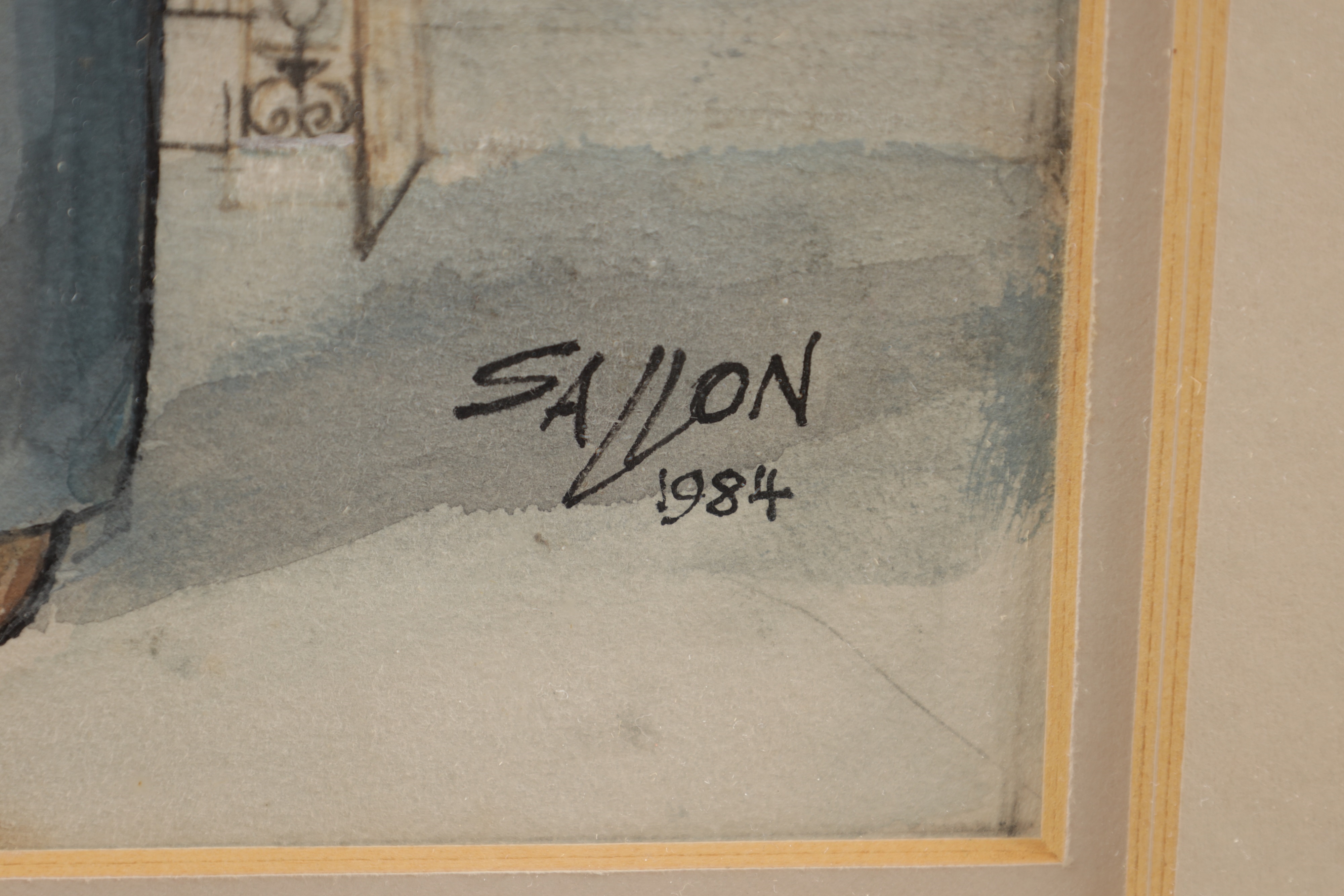 Ralph Sallon | A Gouache and Watercolour Caricature Portrait of a ...