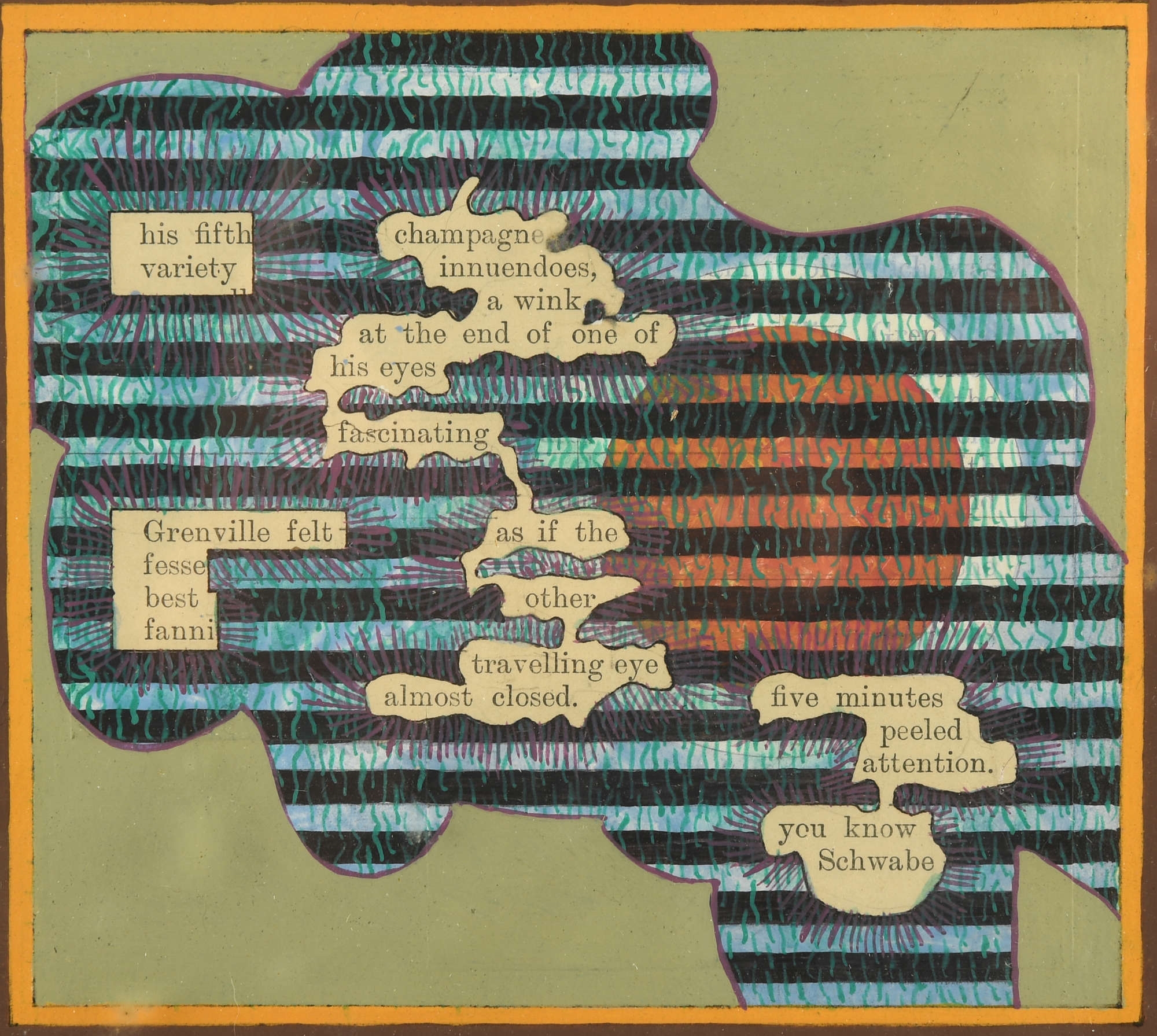 Tom Phillips | Humument Fragment | MutualArt