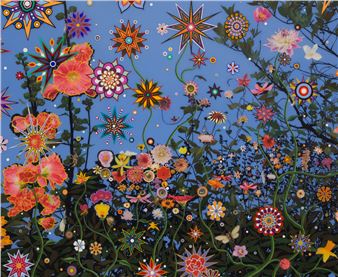 Fred Tomaselli: Blooms Disrupted - James Cohan, New York (48 Walker St)
