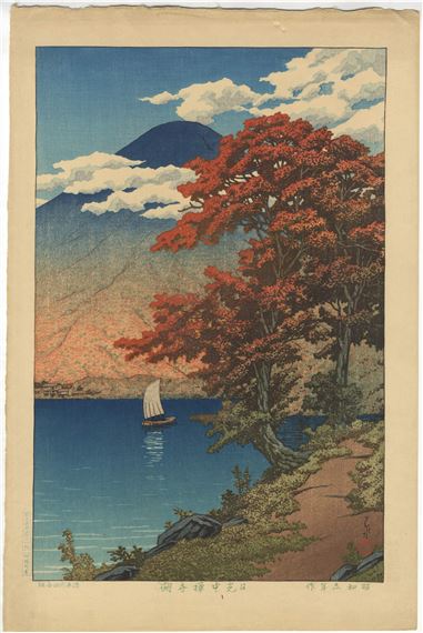 Lake Chuzenji at Nikko - Hasui Kawase