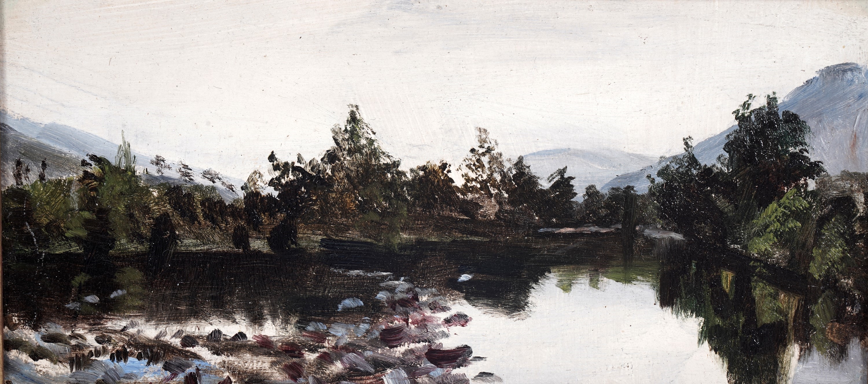 George Sherwood Hunter | Two Scottish landscapes with lochs | MutualArt