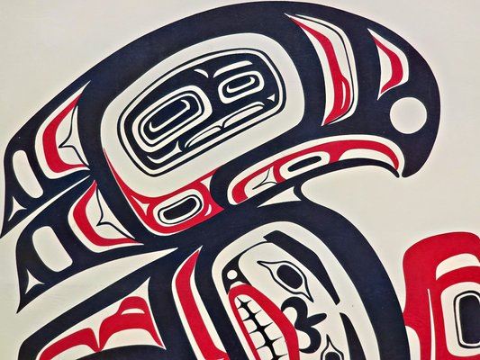 John Hagen | Pair of Pacific Northwest formline style artworks in ...