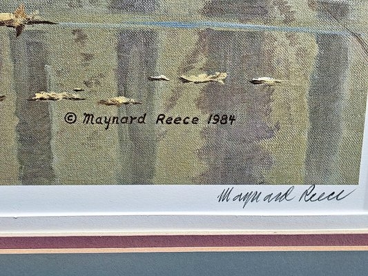 Maynard Reece | Dark Sky-Canvasbacks; Untitled | MutualArt