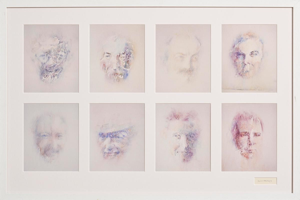 Louis Le Brocquy | Eight Irish Portraits (1990) | MutualArt