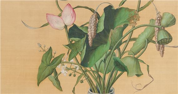 Giuseppe Castiglione Gathering Of Two Auspicious Signs MutualArt