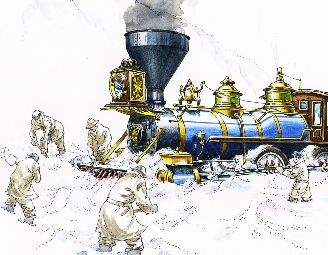 Basil Smith | Train - American 4-4-0 Locomotive (1987) | MutualArt