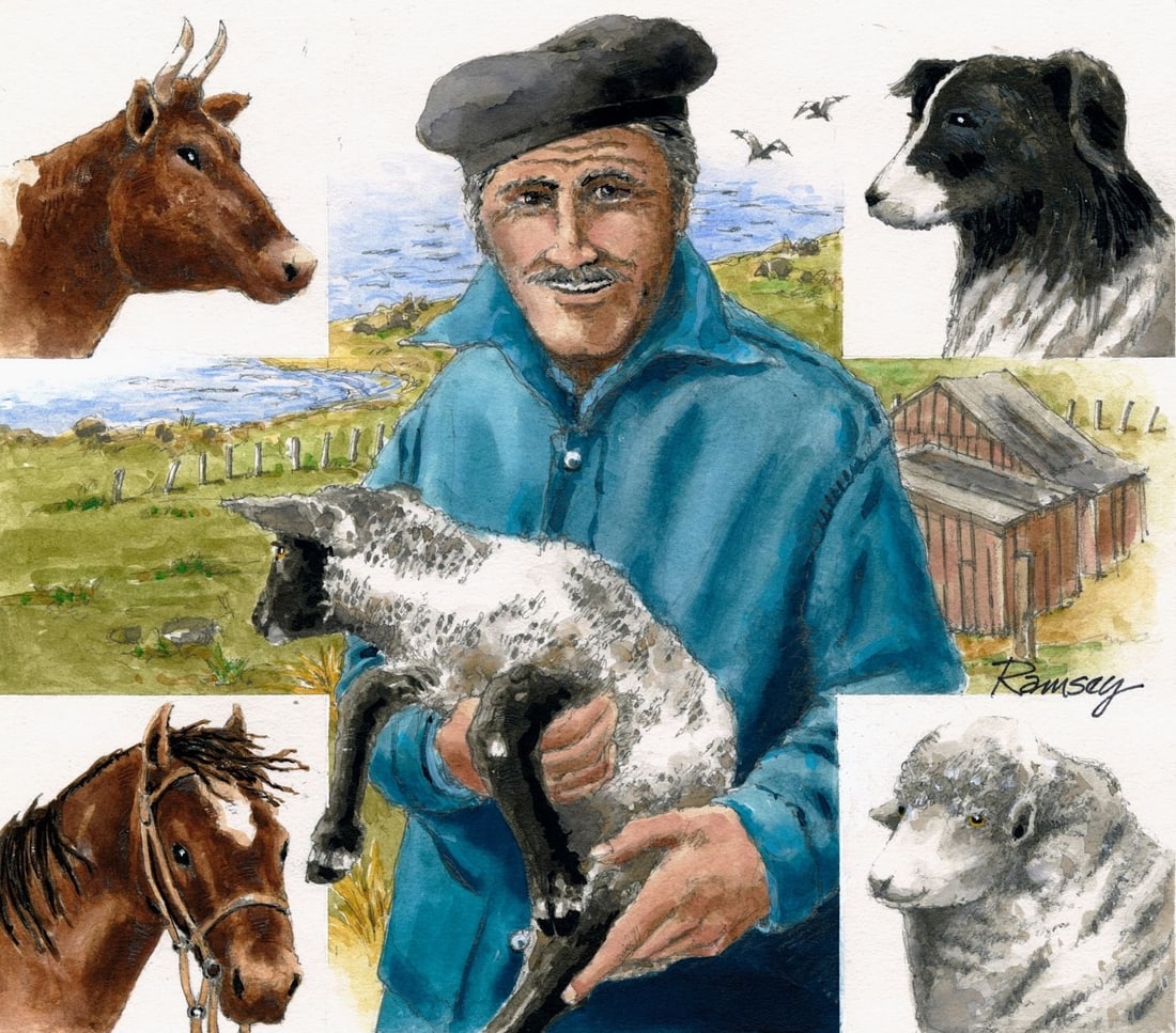 Bill Ramsey | Falkland Farm Animals (1981) | MutualArt