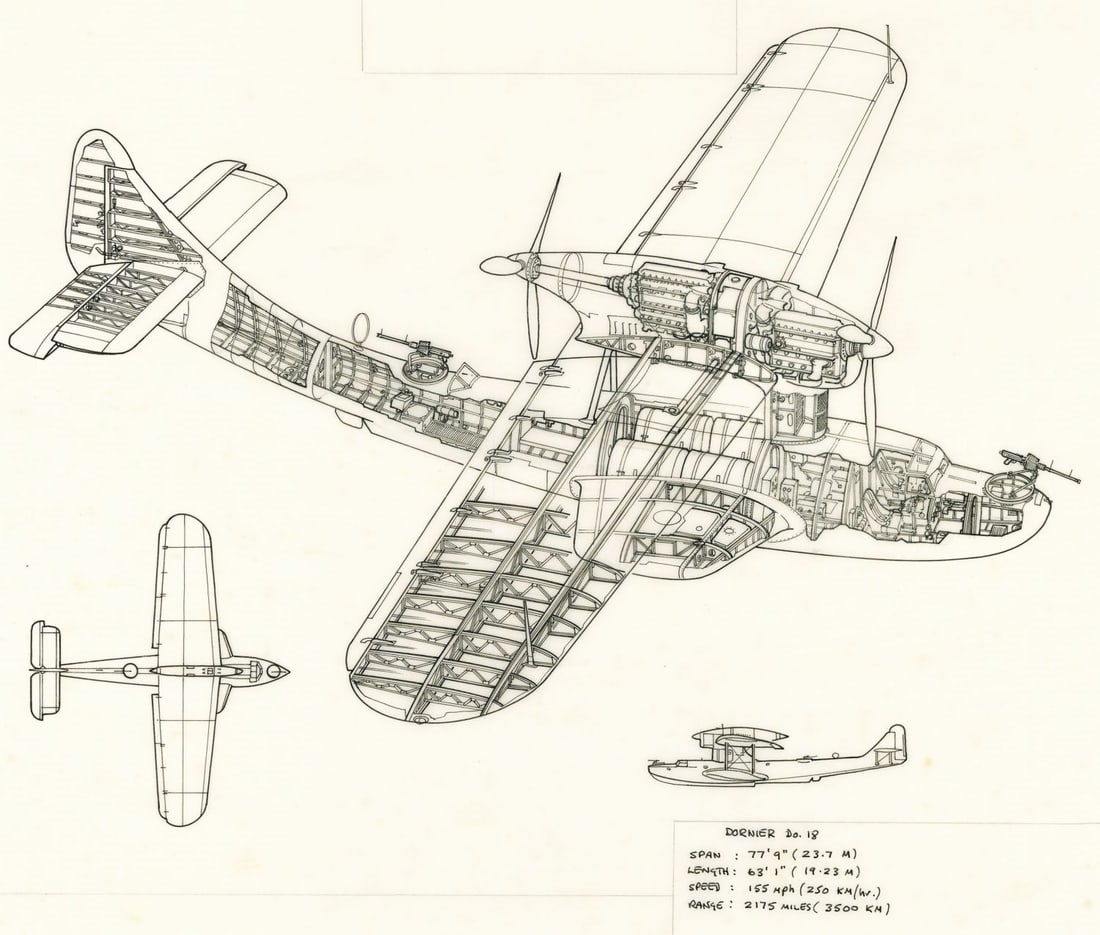 John Henry | Dornier DO 18 Plane (1986) | MutualArt